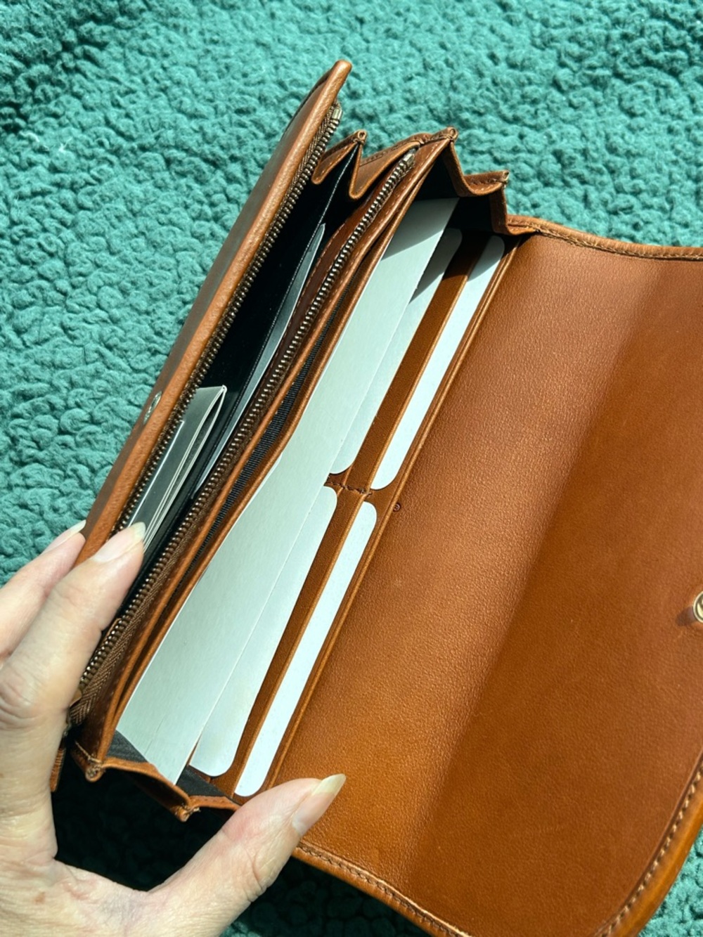 NWT Authentic Gucci Smooth Calf Leather 1970 GG Flap Clutch Wallet Girgeous! - Picture 7 of 8